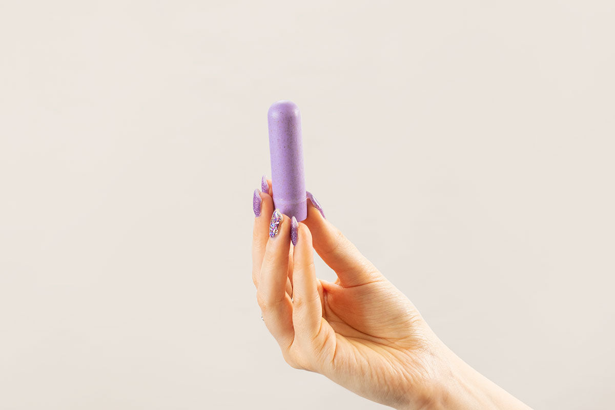 Eco vibratore bullet biodegradabile e ricaricabile "Gaia" | Blush