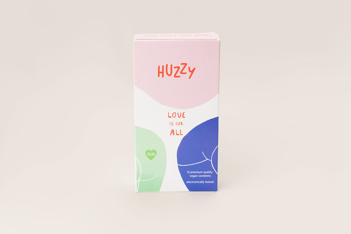 Vegan Condoms (Pack of 12) | Huzzy 