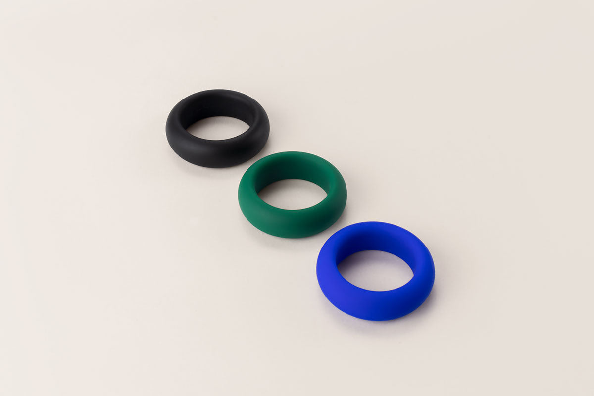 Set of three silicone cock rings | Je Joue 